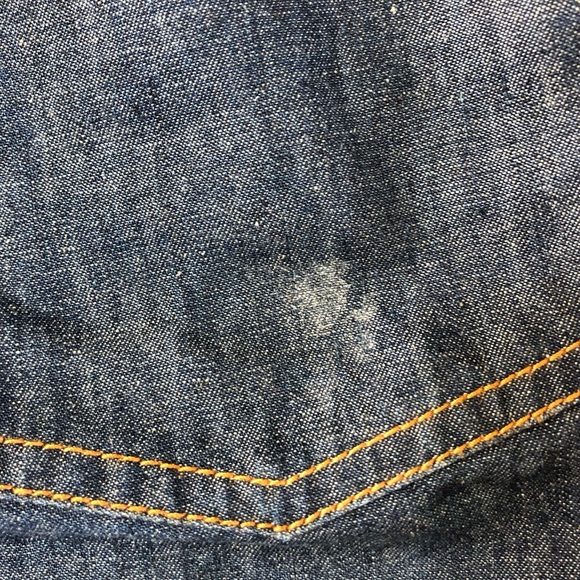 LL Bean jean skirt - Picture 3 of 4